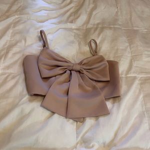 🎀🥀Pastel pink bow top🩰⭐️